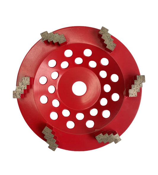 Red Brazed Cup Wheel -05